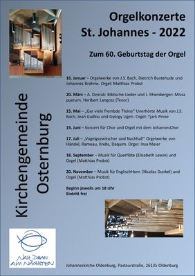 Orgelgeburtstag Führer-Orgel in St. Johannes