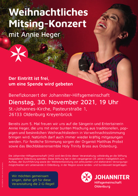 Mitsingkonzert 2021 mit Annie Heger