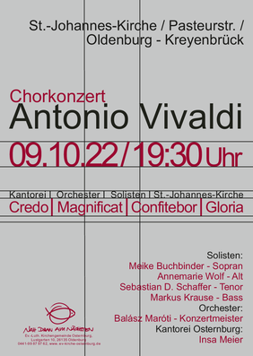Chorkonzert Antonio Vivaldi