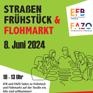 Sreaßenfrühstück und Flohmarkt