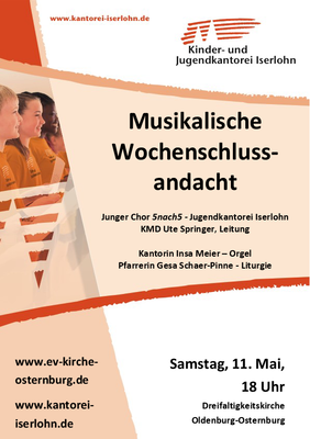 Jubger Chor 5nach5 am 11. Mai 2024 in Osternburg