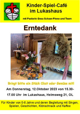 Erntedank im Lukashaus