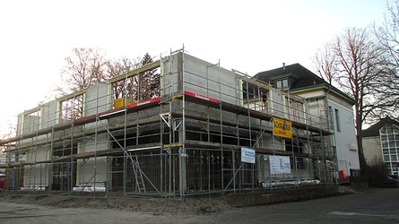 Baustelle von der Bremer Straße aus