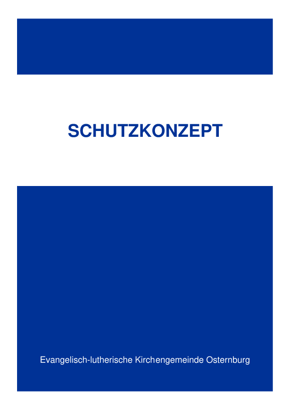 Schutzkonzept Ev.-Luth. KG Osternburg