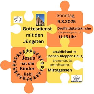 Gottesdienst mit den Jüngsten 9.3.25