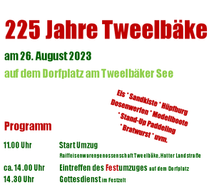 225 Jahre Tweelbäke