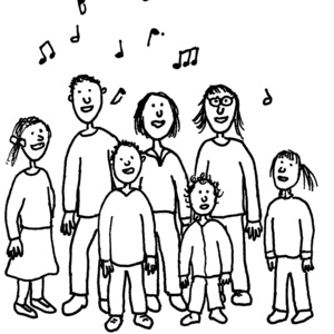 Zeichnung Kinderchor