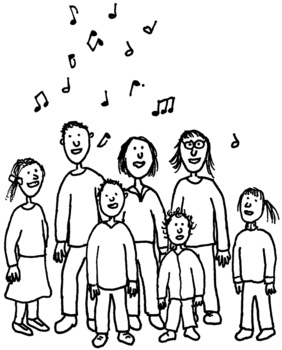 Zeichnung Kinderchor