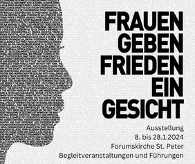 Frauen geben Frieden ein Gesicht