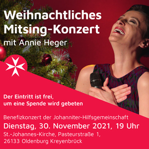 Mitsingkonzert 2021 mit Annie Heger