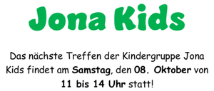 Jona Kids im Oktober