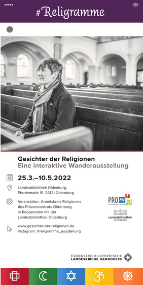 Gesichter der Religionen - eine interaktive Wanderausstellung