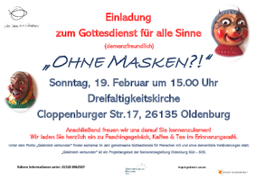 Einladung Gottesdienst für alle Sinne