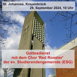 Gottesdienst mit dem Chor Red Rooster
