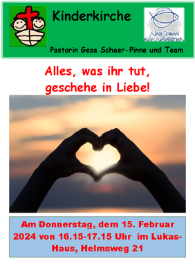 Alles, was ihr tut, geschehe in Liebe