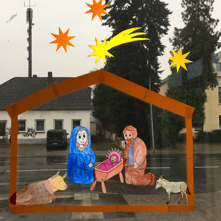 Weihnachtsfenster Jochen-Klepper-Haus c