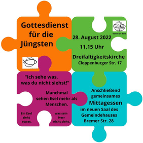 Puzzle mit Gottesdienstdaten