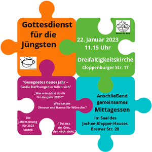 Gottesdienst für die Jüngsten am 22.1.23