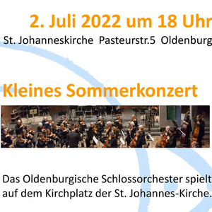 Oldenburgisches Schlossorchester Sommerkonzert 2022