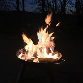 Feuer in der Nacht