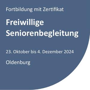 Freiwillige Seniorenbegleitung