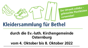 Kleidersammlung für Bethel