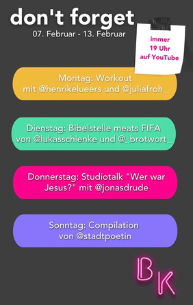 Programm Basis:Kirche KW 06