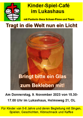 Tragt in die Welt nun ein Licht