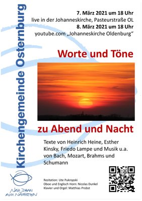 Worte und Töne zu Abend und Nacht